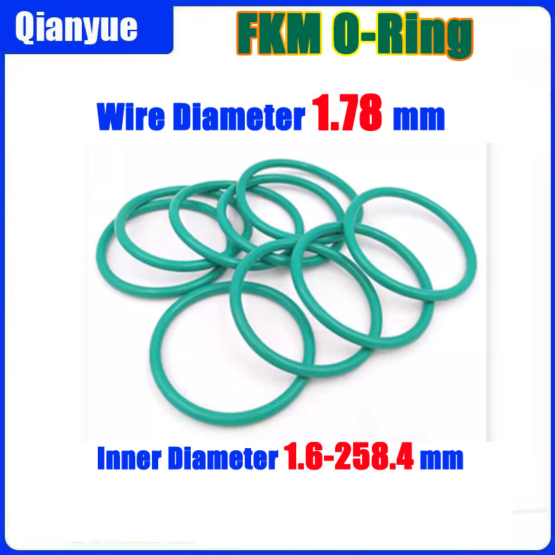 Meal Prep Co - O-Ring FKM Hijau 1.78mm Diameter Tali