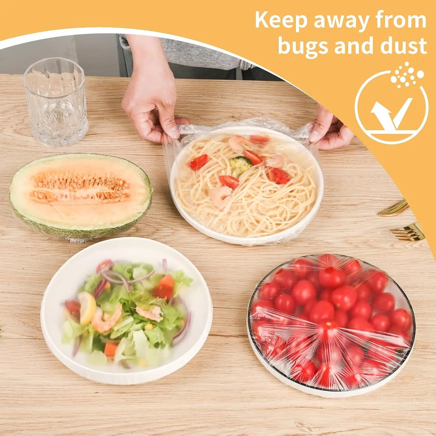 100 Lembar Pembungkus Plastik  - Meal Prep Wraps ulasan dan harga