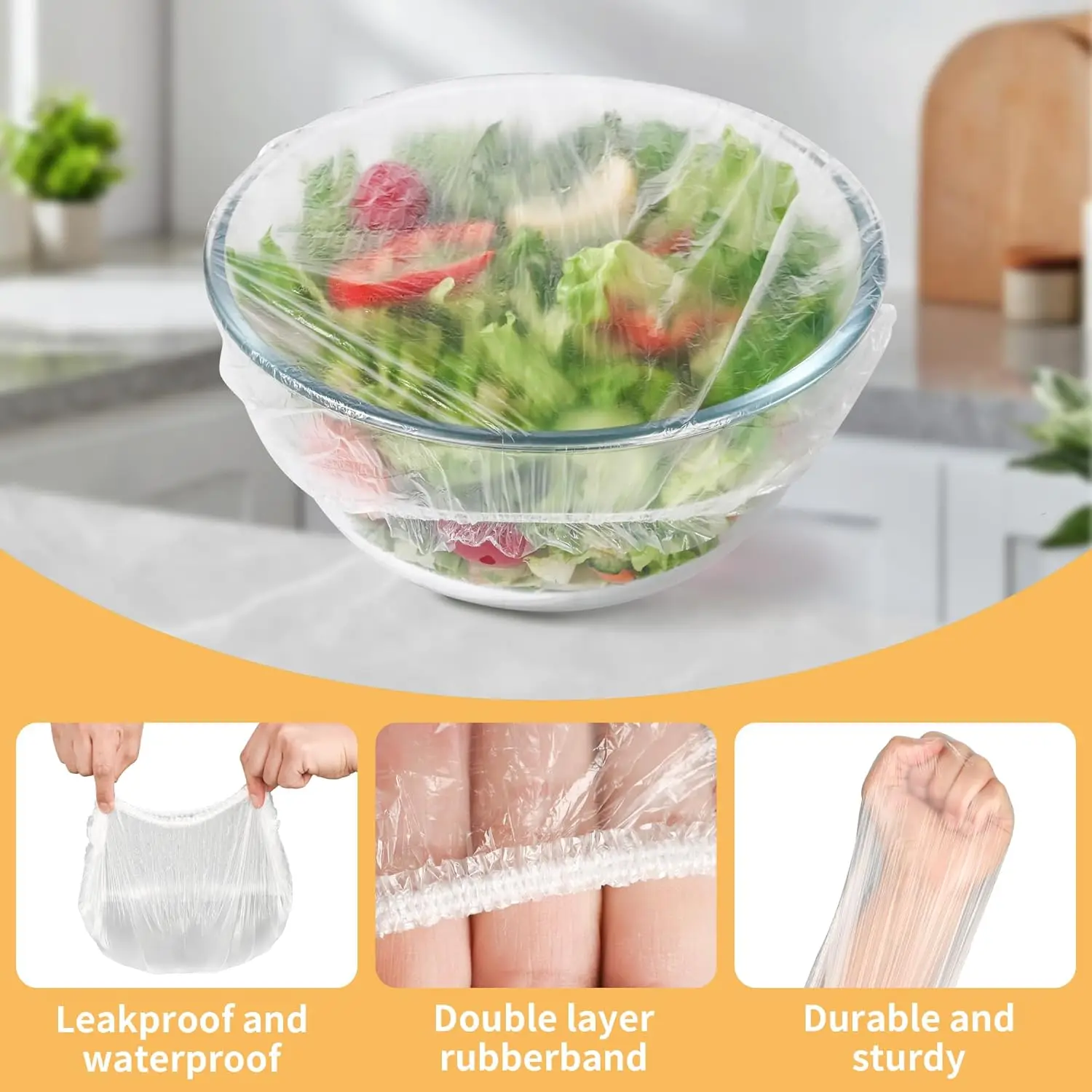 100 Lembar Pembungkus Plastik  - Meal Prep Wraps ulasan dan harga