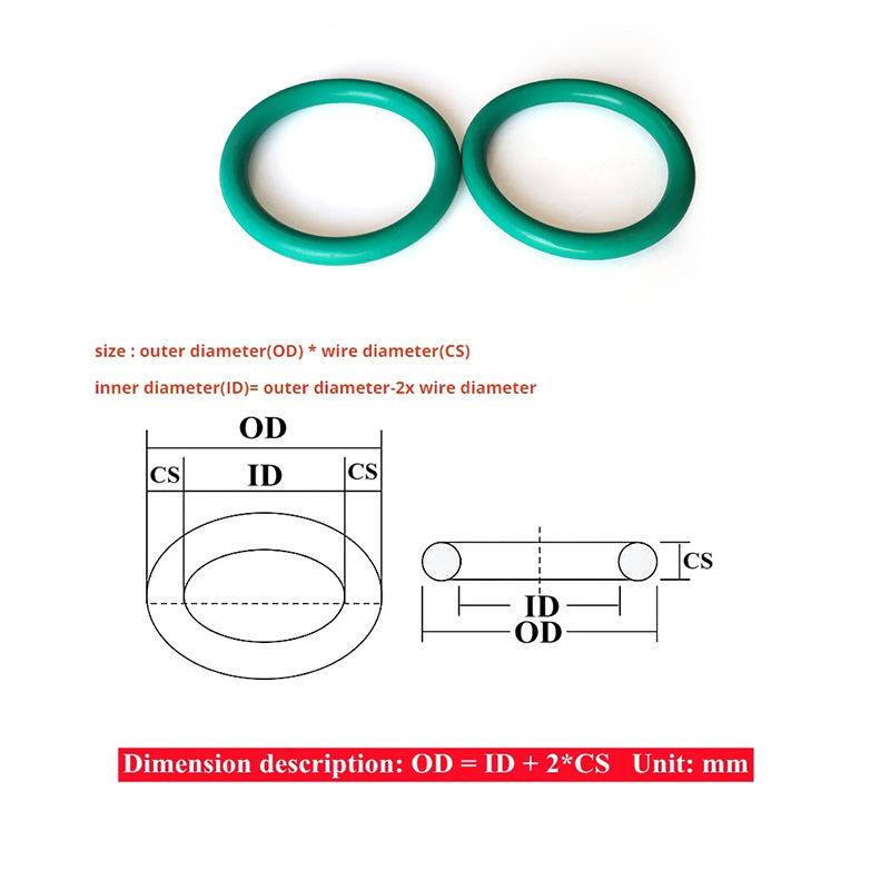 O-Ring FKM Hijau 1.78mm Diamet - Meal Prep Co ulasan dan harga