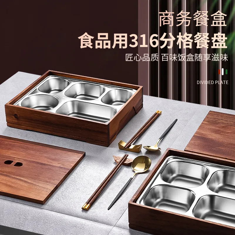 Kotak Bento Black Walnut denga - Meal Prep Korean Food ulasan dan harga
